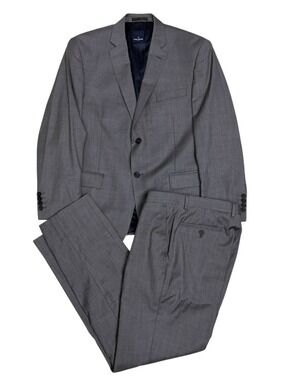 DANIEL HECHTER WOOL SUIT Luxury Business Casual Formal Blazer Pants Mens 42R